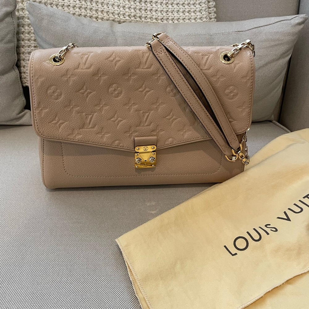 Louis Vuitton Monogram Empreinte Saint Germain MM Full Set